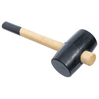 BGS Diy 1862 Gummihammer | Kopf-Ø 64 mm | 600 g