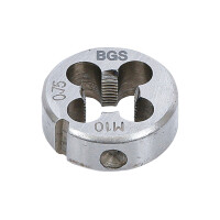 BGS 1900-M10X0.75-S Gewindeschneideisen | M10 x 0,75 x 25 mm