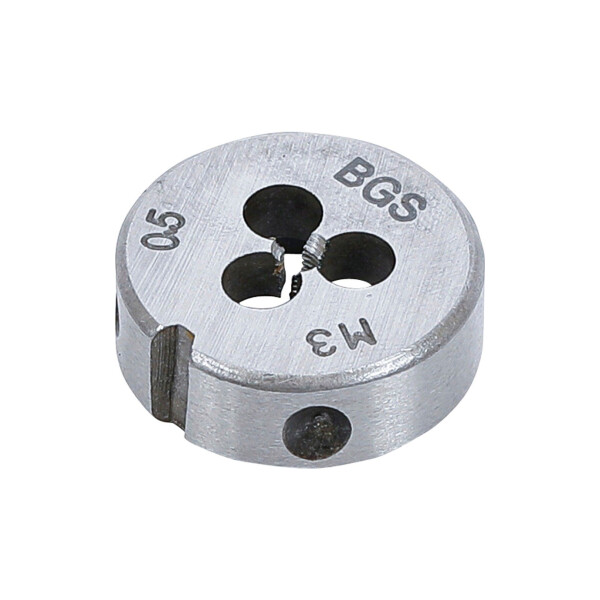 BGS 1900-M3X0.5-S Gewindeschneideisen | M3 x 0,5 x 25 mm