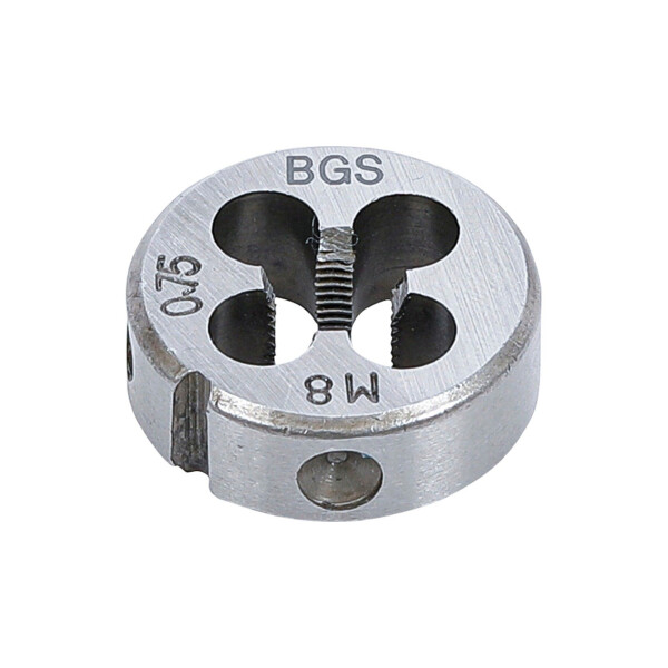BGS 1900-M8X0.75-S Gewindeschneideisen | M8 x 0,75 x 25 mm