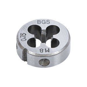 BGS 1900-M8X0.75-S Gewindeschneideisen | M8 x 0,75 x 25 mm