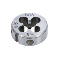BGS 1900-M8X0.75-S Gewindeschneideisen | M8 x 0,75 x 25 mm