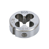 BGS 1900-M9X0.75-S Gewindeschneideisen | M9 x 0,75 x 25 mm