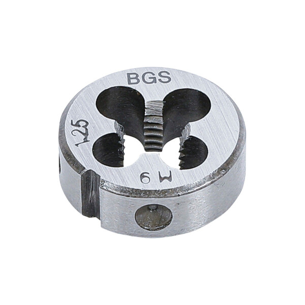 BGS 1900-M9X1.25-S Gewindeschneideisen | M9 x 1,25 x 25 mm