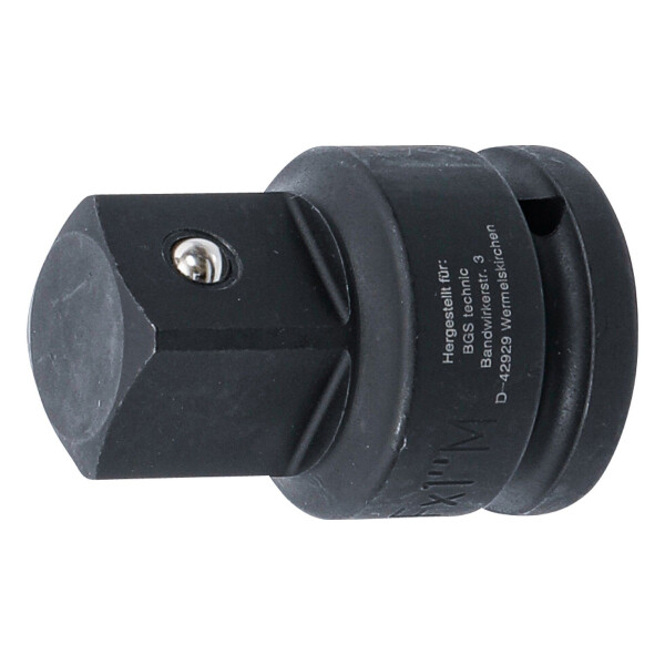 BGS 195 Kraft-Steckschlüssel-Adapter | Innenvierkant 20 mm (3/4") - Außenvierkant 25 mm (1")