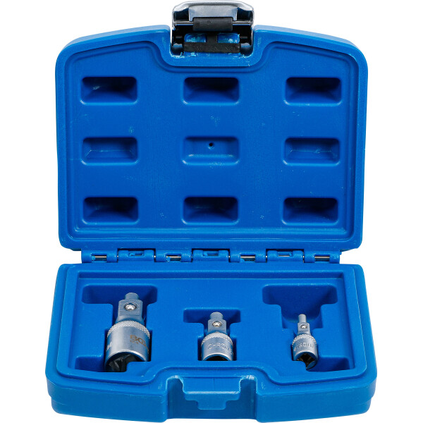BGS 198 Verlängerungs-Satz mit Magnethalter | 6,3 mm (1/4") / 10 mm (3/8") / 12,5 mm (1/2") | 3-tlg.