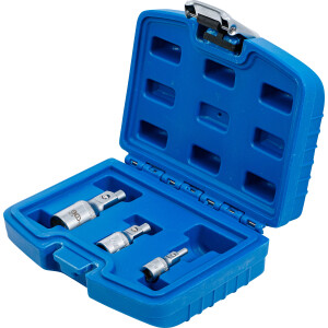 BGS 198 Verlängerungs-Satz mit Magnethalter | 6,3 mm (1/4") / 10 mm (3/8") / 12,5 mm (1/2") | 3-tlg.