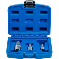 BGS 198 Verlängerungs-Satz mit Magnethalter | 6,3 mm (1/4") / 10 mm (3/8") / 12,5 mm (1/2") | 3-tlg.