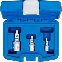 BGS 198 Verlängerungs-Satz mit Magnethalter | 6,3 mm (1/4") / 10 mm (3/8") / 12,5 mm (1/2") | 3-tlg.