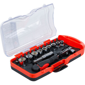 BGS Diy 20123 Bit-/Steckschlüssel-Einsatz-Satz | mit...