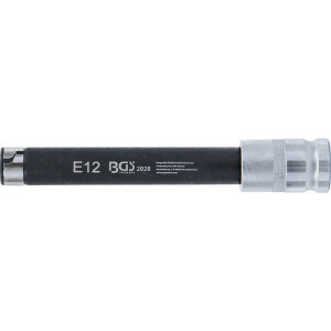 BGS 2020 Steckschlüssel-Einsatz für BMW-Zylinderkopf E-Profil, 150 mm | Antrieb Innenvierkant 12,5 mm (1/2") | SW E12