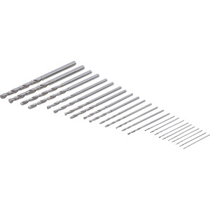 BGS 2023 HSS-Minibohrer-Satz | 0,5 - 3,0 mm | 25-tlg.