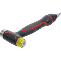 BGS Diy 20800 Wechselkopf-Hammer | mit Ratschen-Drehgriff für Bits, umschaltbar | 3-in-1