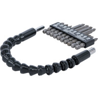 BGS Diy 20804 Bit-Satz mit flexibler Welle | Antrieb Außensechskant 6,3 mm (1/4") | 11-tlg.