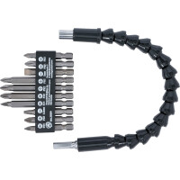 BGS Diy 20804 Bit-Satz mit flexibler Welle | Antrieb Außensechskant 6,3 mm (1/4") | 11-tlg.