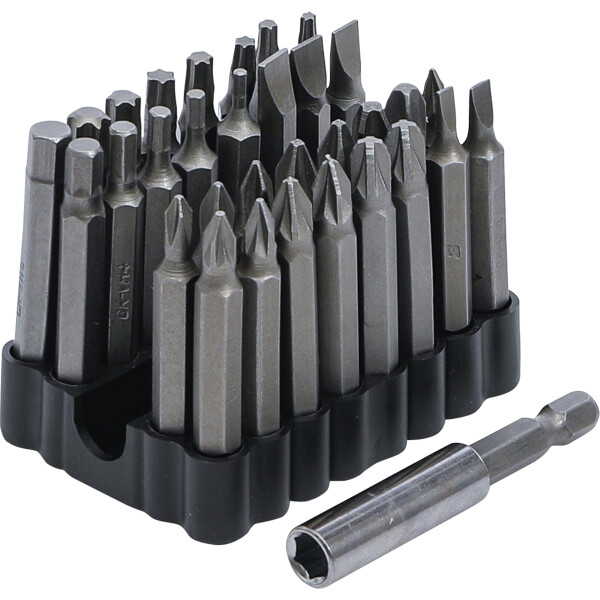 BGS Diy 20810 Bit-Satz für Sicherungsschrauben | Antrieb Außensechskant 6,3 mm (1/4") | 33-tlg.