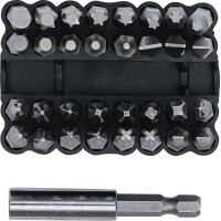 BGS Diy 20810 Bit-Satz für Sicherungsschrauben | Antrieb Außensechskant 6,3 mm (1/4") | 33-tlg.