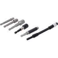 BGS Diy 20819 Adapter- und Verlängerungs-Set | für Bohrmaschinen | 6-tlg.