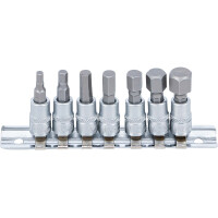 BGS 2161 Bit-Einsatz-Satz | Antrieb Innenvierkant 6,3 mm (1/4") | Innensechskant 4 - 12 mm | 7-tlg.