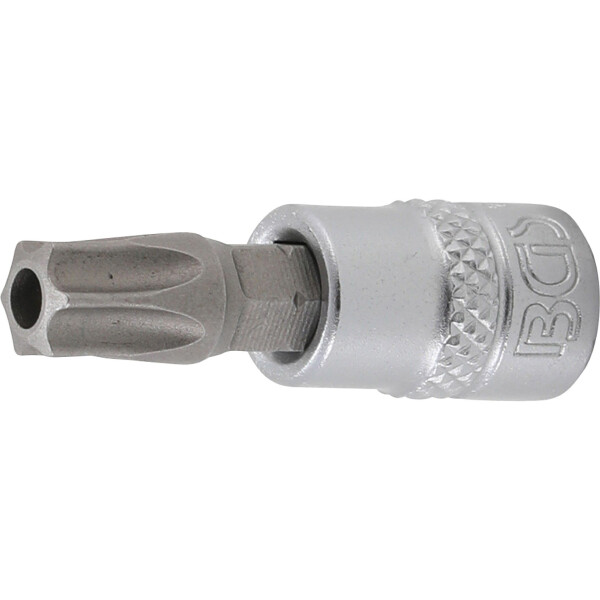 BGS 2165-T45 Bit-Einsatz | Antrieb Innenvierkant 6,3 mm (1/4") | T-Profil (für Torx) mit Bohrung T45