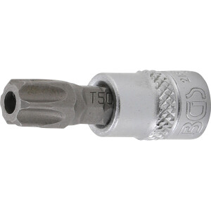 BGS 2165-T50 Bit-Einsatz | Antrieb Innenvierkant 6,3 mm...