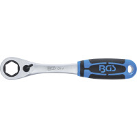BGS 2181-3 Durchsteck-Umschaltknarre | Abtrieb Sechskant 22 mm