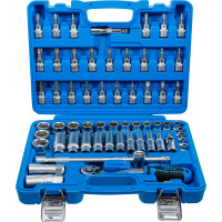 BGS 2215 Steckschlüssel-Satz | Antrieb 10 mm (3/8") | Zollgrößen | 61-tlg.