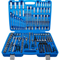 BGS 2259 Steckschlüssel-Satz Sechskant | Antrieb 6,3 mm (1/4") / 10 mm (3/8") / 12,5 mm (1/2") | 214-tlg.