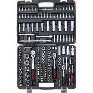 BGS Diy 2283 Steckschlüssel-Satz | Antrieb 6,3 mm (1/4") / 10 mm (3/8") / 12,5 mm (1/2") | 172-tlg.