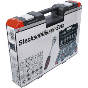 BGS Diy 2283 Steckschlüssel-Satz | Antrieb 6,3 mm (1/4") / 10 mm (3/8") / 12,5 mm (1/2") | 172-tlg.