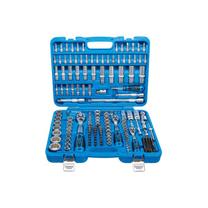 BGS 2286 Steckschlüssel-Satz Zwölfkant | Antrieb 6,3 mm (1/4") / 10 mm (3/8") / 12,5 mm (1/2") | 192-tlg.