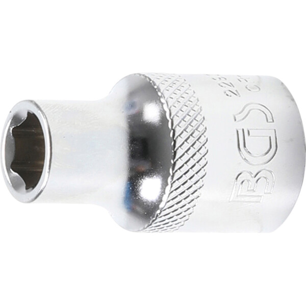 BGS 22909 Steckschlüssel-Einsatz Sechskant | Antrieb Innenvierkant 12,5 mm (1/2") | SW 9 mm
