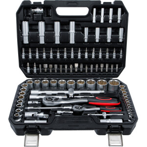 BGS Diy 2296 Steckschlüssel-Satz | Antrieb 6,3 mm (1/4") / 12,5 mm (1/2") | 94-tlg.