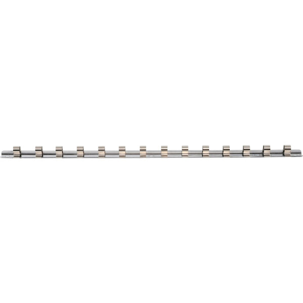 BGS 2330 Aufsteckschiene mit 15 Clips | 10 mm (3/8")