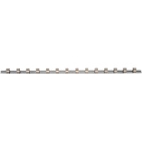 BGS 2330 Aufsteckschiene mit 15 Clips | 10 mm (3/8")