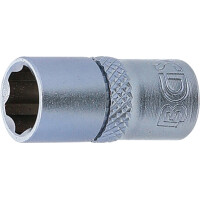 BGS 2348 Steckschlüssel-Einsatz Super Lock | Antrieb Innenvierkant 6,3 mm (1/4") | SW 8 mm