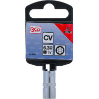 BGS 2348 Steckschlüssel-Einsatz Super Lock | Antrieb Innenvierkant 6,3 mm (1/4") | SW 8 mm