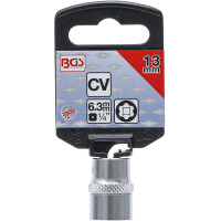 BGS 2353 Steckschlüssel-Einsatz Super Lock | Antrieb Innenvierkant 6,3 mm (1/4") | SW 13 mm