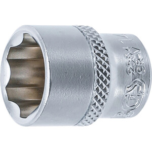 BGS 2354 Steckschlüssel-Einsatz Super Lock | Antrieb Innenvierkant 6,3 mm (1/4") | SW 14 mm