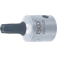 BGS 2355-TS25 Bit-Einsatz | Antrieb Innenvierkant 6,3 mm (1/4") | TS-Profil (für Torx Plus) mit Bohrung TS25
