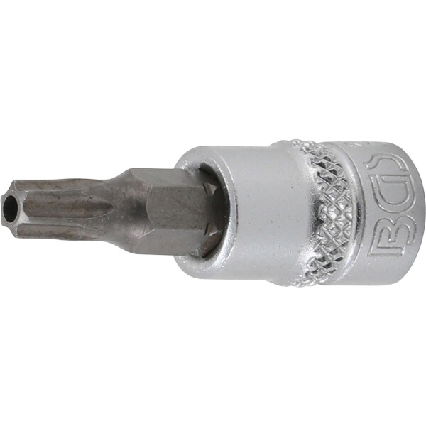 BGS 2361 Bit-Einsatz | Antrieb Innenvierkant 6,3 mm (1/4") | T-Profil (für Torx) mit Bohrung T27