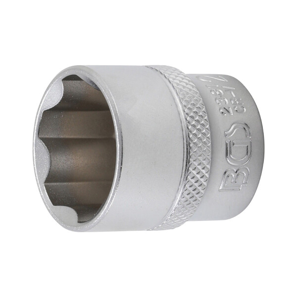 BGS 2381 Steckschlüssel-Einsatz Super Lock | Antrieb Innenvierkant 10 mm (3/8") | SW 21 mm