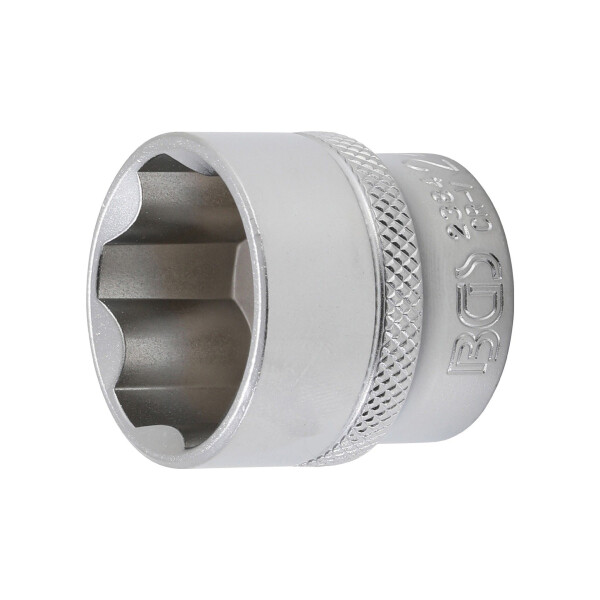 BGS 2384 Steckschlüssel-Einsatz Super Lock | Antrieb Innenvierkant 10 mm (3/8") | SW 24 mm