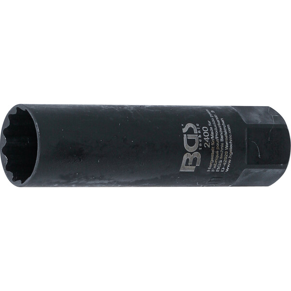 BGS 2400 Zündkerzen-Einsatz Sechskant | Antrieb Innenvierkant 10 mm (3/8") | SW 14 mm