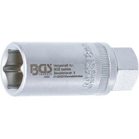 BGS 2402 Zündkerzen-Einsatz Sechskant | Antrieb Innenvierkant 12,5 mm (1/2") | SW 18 mm