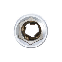 BGS 2402 Zündkerzen-Einsatz Sechskant | Antrieb Innenvierkant 12,5 mm (1/2") | SW 18 mm