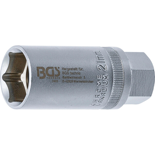 BGS 2403 Zündkerzen-Einsatz Sechskant | Antrieb Innenvierkant 12,5 mm (1/2") | SW 21 mm