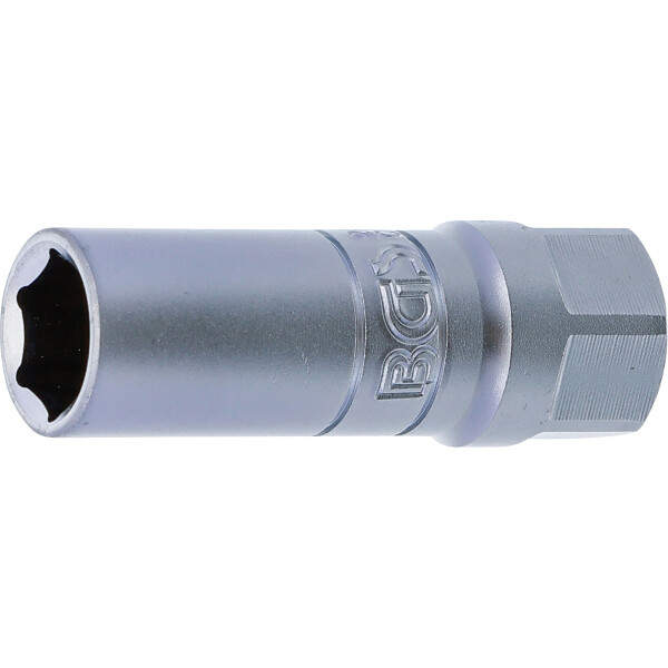 BGS 2407 Zündkerzen-Einsatz Sechskant | Antrieb Innenvierkant 12,5 mm (1/2") | SW 14 mm