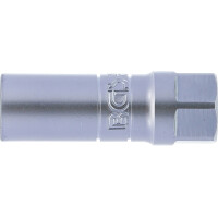 BGS 2407 Zündkerzen-Einsatz Sechskant | Antrieb Innenvierkant 12,5 mm (1/2") | SW 14 mm