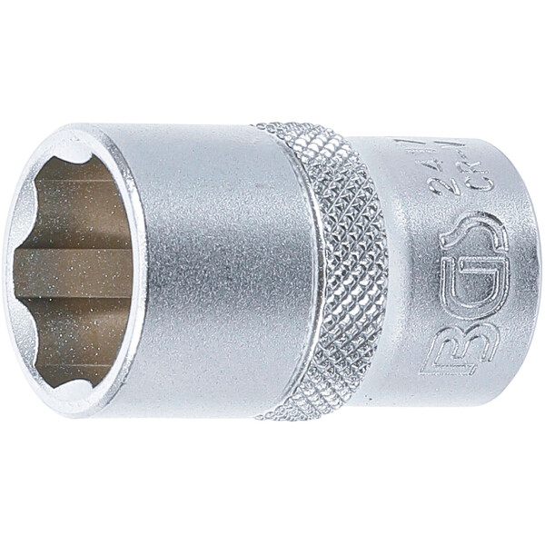 BGS 2417 Steckschlüssel-Einsatz Super Lock | Antrieb Innenvierkant 12,5 mm (1/2") | SW 17 mm